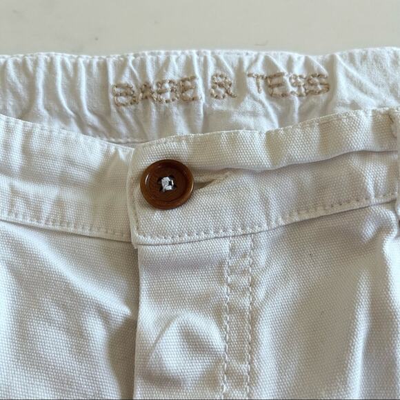 Babe & Tess boys white canvas shorts size 5 - Picture 2 of 5